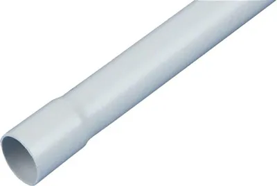 Image de REV Tube de barre PVC, 2 m EN 25 mm, gris