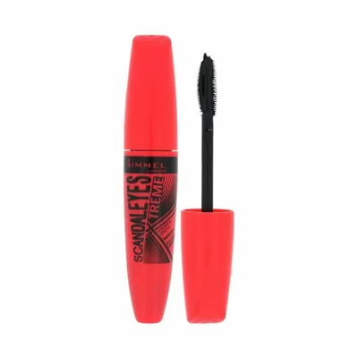 Produktbild von Rimmel Scandaleyes XX-treme, Schwarz, Extreme Black, Verlängerung, Volumengebend, 12 ml, Frauen, AQUA/WATER/EAU, PARAFFIN, GLYCERYL STEARATE, COPERNICIA CERIFERA CERA/COPERNICIA CERIFERA...