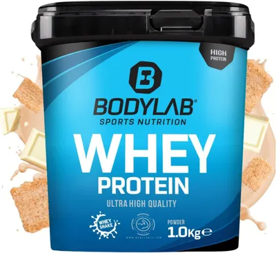 Produktbild von BODYLAB Whey Protein - 1000g - White Chocolate & Cinnamon