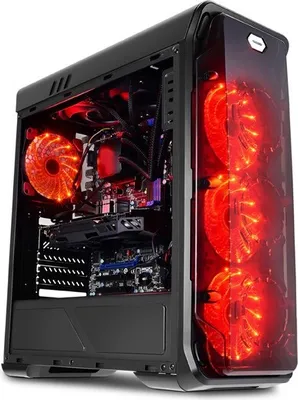 Image de LC-Power Gaming 988B Red Typhoon - Tour - ATX