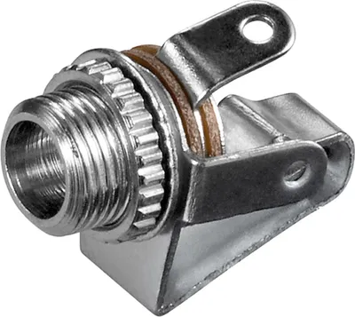 Immagine prodotto di goobay Klinkeneinbaubuchse 3,5 mm mono offene Bauart mit Schaltkontakt (Bulk)