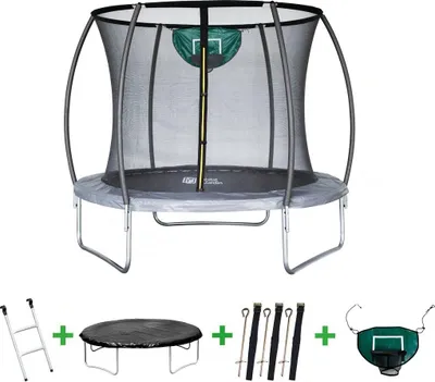 Produktbild von Trampolin Prestige "Jumper" 2,44 m mit Basketballkorb