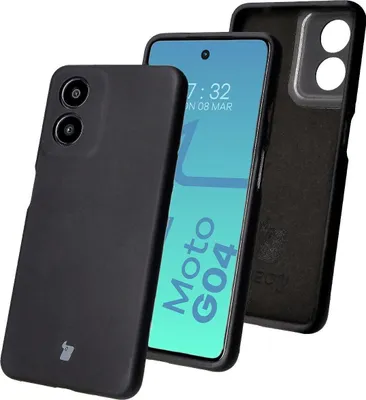Produktbild von Bizon Soft Case für Motorola Moto G04, Schwarz
