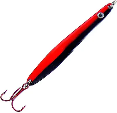 Produktbild von Jenzi Meerforellen-Blinker Lars Hansen Slash schwarz-rot 9cm 16g