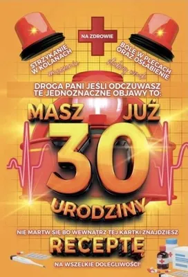Produktbild von Geburtstagskarte mit Rezept 30 – YEKU