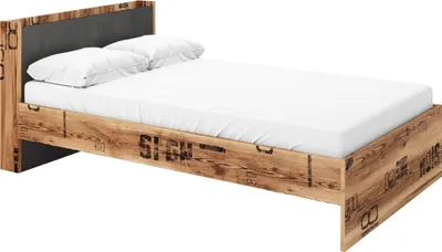 Produktbild von Furniture24 Bett Fargo FG15 mit Lattenrost und Taschenfederkernmatratze 120 x 200 cm