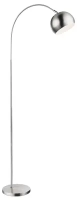 Produktbild von LED Bogenstehlampe, verchromt, weiß, beweglich, H 150 cm