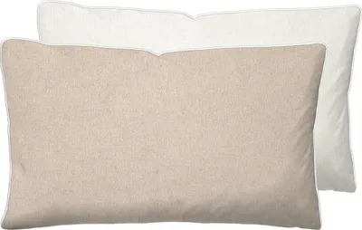 Produktbild von biberna Melange-Flanell Bettwäsche 0840500 MELANGE UNI color: kitt, size: 1x 40x60 cm