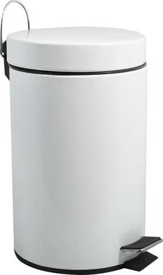 Produktbild von MSV 12 L Treteimer, Edelstahl rostfrei, Weiß, 25 cm, White