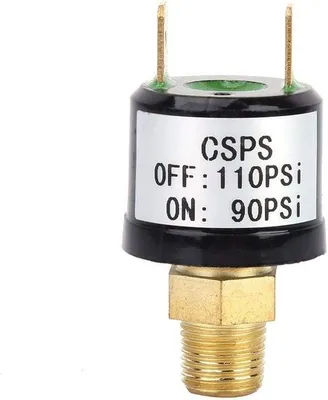 Immagine prodotto di Interruttori di pressione Famanu per compressori d'aria - Accensione e spegnimento automatici a 6,2 - 7,6 bar (90-110 PSI)