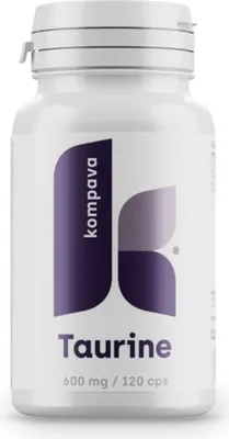 Productafbeelding van Kompava Taurine 600 mg / 120 capsules