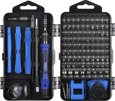 Produktbild von Präzisions-Schraubendrehgerät - 120-in-1 Reparaturset mit 101 Bits für iPhone, Mac, PC, Uhr