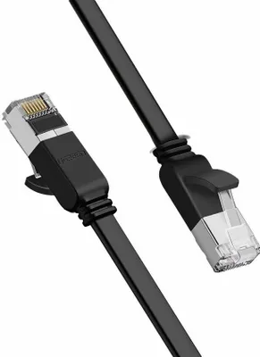 Obrázok produktu pre Ugreen 15 metrov plochý kábel Internetový sieťový kábel Ethernet Patch Cable RJ45 Cat 6 UTP 1000Mbps Black