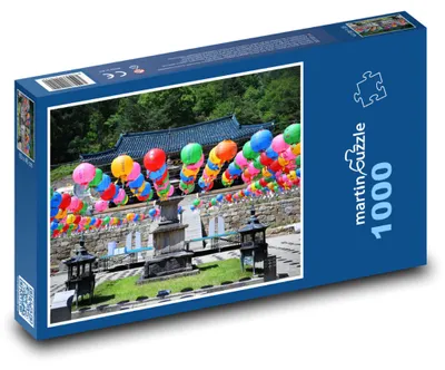 Produktbild von Puzzle 1000 Korea - Tempelfest - martinpuzzle
