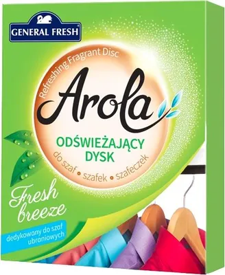 Zdjęcie produktu dla Dysk Zapachowy Do Szafy Arola Fresh Breeze