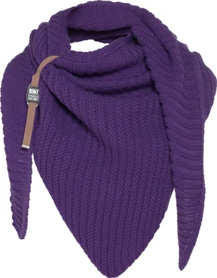 Produktbild von Knit Factory Demy Dreiecksschal - Purple - 190x85 cm
