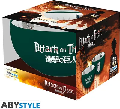 Produktbild von ABYstyle ABYBOL066, Frühstücksschüssel, Rund, Steingut, Grün, Weiß, 0,6 l, 1 Stück(e)