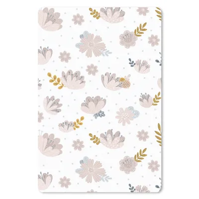 Produktbild von MuchoWow® Mauspad Mousepad Design - Blumen - Blätter 40x60 cm - Mousepads - Maus Mat - Pad - Mausunterlage - Schreibtisch Accesoire