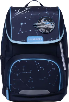 Produktbild von Schneiders Freizeitrucksack Ergojet 2in1 Schulranzen Set 5-teilig 21L Space Dream dunkelblau