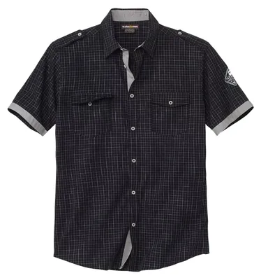 Image de Atlas For Men - Chemise aviateur pour homme AF4238 (3XL) (noir)