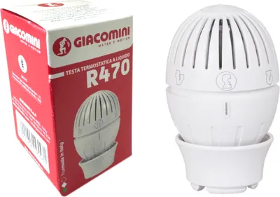 Obrázok produktu pre Giacomini R470 termostatická hlavica s kvapalinovým snímačom, Clip Clap, R470X001