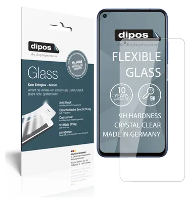 Produktbild von 1+1x Schutzfolie für Honor 20 - Anti-Shock 9H Folie dipos Glass Kunststoffglas