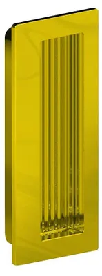 Zdjęcie produktu dla Uchwyt wpuszczany drzwi przesuwnych 32x75 mm, kolor złoty