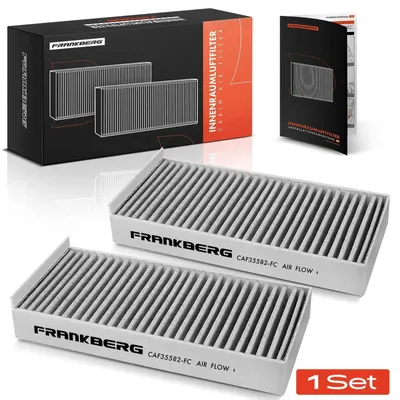 Obrázok produktu pre Interiérový filter – 2x filter pevných častíc, kabínový filter – filter s aktívnym uhlím – vhodné pre modely F45, F46, X1, F48, X2, F39, F55, F56 – náhrada za diely 64116835406, 64316835405, 6835405, 1987435582