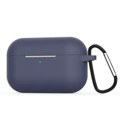 Produktbild von Silikon Mini Wireless Earphone Protective Case Storage Box für Air-Pods Pro 3-Mitternachtsblau