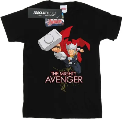Produktbild von Marvel - "The Mighty Avenger" T-Shirt für Herren BI5919 (M) (Schwarz)