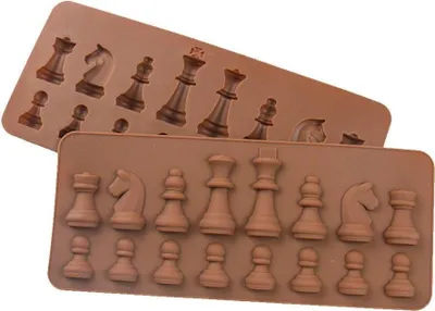 Produktbild von Schokoladenform - Silikon - Schach