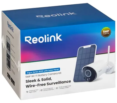 Imagen del producto de Reolink Argus Eco B320 con panel solar, 5MP