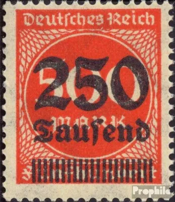 Produktbild von Briefmarken Deutsches Reich 1923 Mi 296  gestempelt Hochinflation