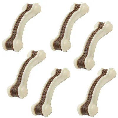 Produktbild von Hundespielzeug 6er-Pack, Kauspielzeug für große Hunde, stark kaubeständig, strapazierfähiges Nylon, Welpen & Haustiere