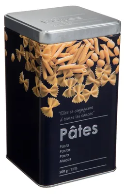 Zdjęcie produktu dla Pojemnik na makaron, 500 g, metal