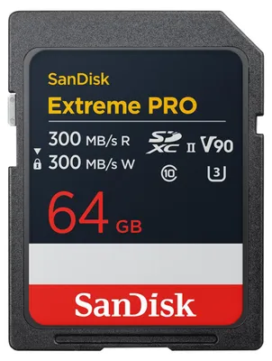 Produktbild von SanDisk Extreme Pro - Flash-Speicherkarte - 64