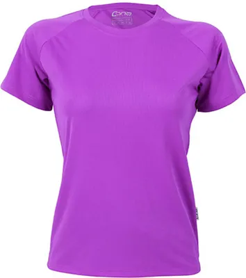 Image de CONA SPORTS CSL01 | Tee-shirt femme Rainbow Ladies Tech /  Oeko-Tex - Couleur : Violet - Taille : XL