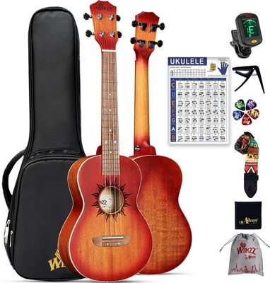 Immagine prodotto di Ukulele tenore per principianti, realizzato in mogano