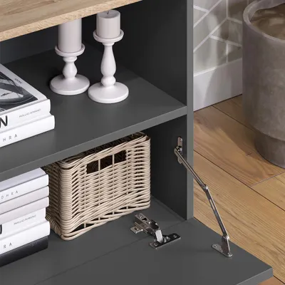 Immagine prodotto di Credenza Vicco Wido Antracite/Sonoma 60 x 50 cm con patta, Model 57447