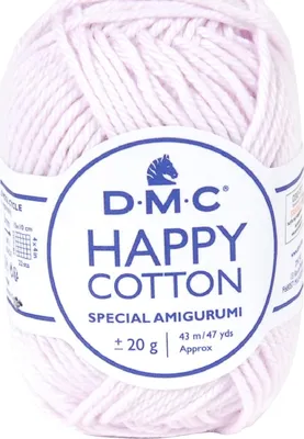 Immagine prodotto di DMC Happy Cotone - filo morbido 100% cotone, 392, (Colore 766)