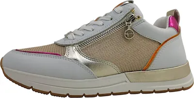 Produktbild von Tamaris  Damenschuhe sportlicher Schnürer Weiß Freizeit, Schuhgröße:39 EU