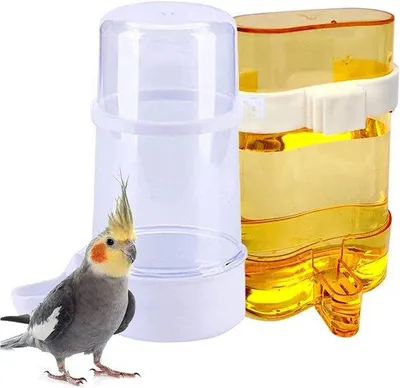 Produktbild von Famanu Vogeltränke und Futterspender - 220ml/415ml