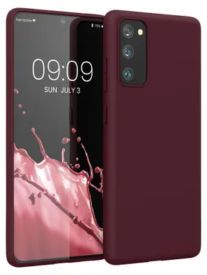 Produktbild von kwmobile Handyhülle für Samsung Galaxy S20 FE Hülle - TPU Case - Kabelloses Laden - Schutzhülle Cover in Tawny Red