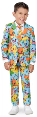 Produktbild von Boys Pokémon - Kostüm Anzug für Karneval Halloween Kindergröße: 92-98