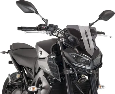 Image de PUIG 9376F New Generation Sport pour YAMAHA MT-09 fortement teinté