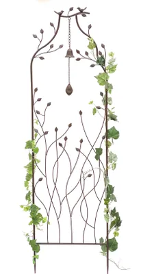 Obrázok produktu pre DanDiBo Creeper Metal with Bell Creeper 170 cm 93994 Horolezecká pomôcka Ground plug Flower holder Creeper column