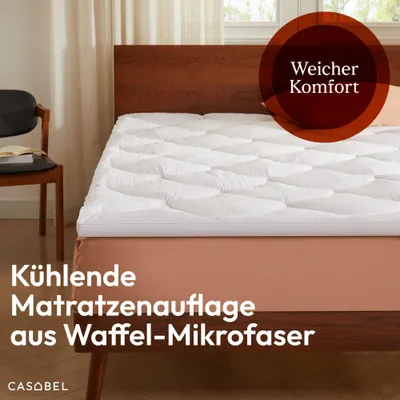 Produktbild von CASABEL Matratzentopper Komfort, kühlende Mikrofaser, 600g/m², 180x200cm