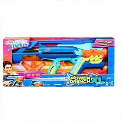 Obrázok produktu pre Nerf Super Soaker Power Drench XL, 8 rok / roky, 99 rok / roky, WATER TOY, 492 g