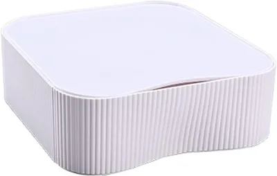 Schreibtisch-Organizer, 3er-Set, stapelbar, Weiß, 23x22x8 cm