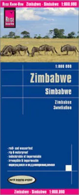 Image de Reise Know-How Carte du Zimbabwe (1:800.000) : world mapping project